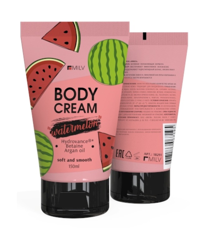 Крем для тела Milv Арбуз 150 мл