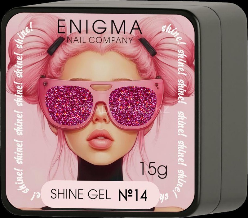 Гель для наращивания ENIGMA Shine gel 14 15g.