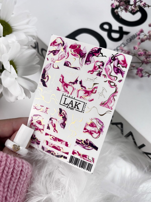 Слайдер-дизайн LAK NAILS #F257