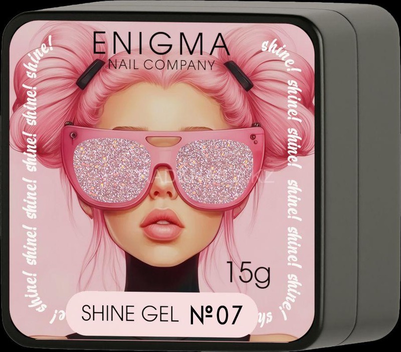 Гель для наращивания ENIGMA Shine gel 07 15g.