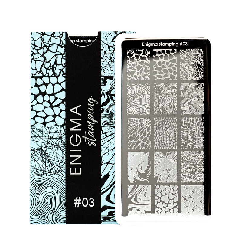 Enigma пластина для стемпинга 003
