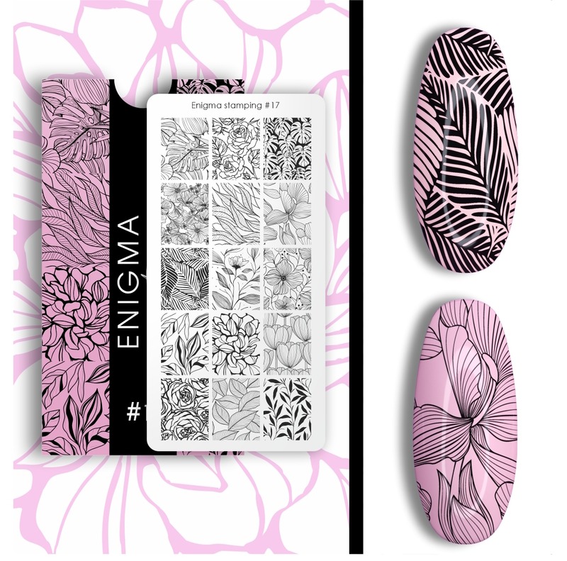 Enigma пластина для стемпинга 017