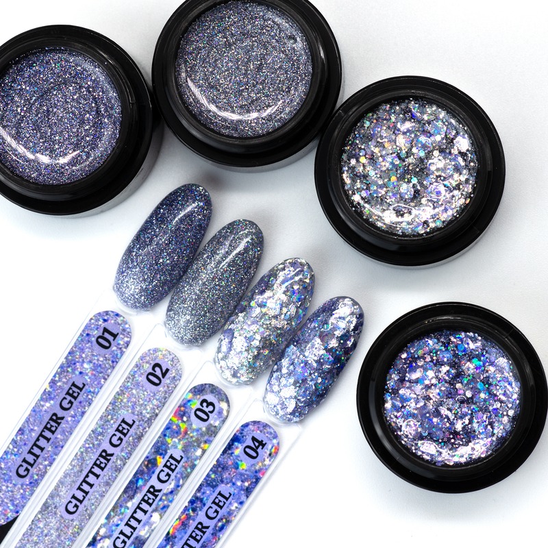 Глиттер гель Enigma 003 5г 2