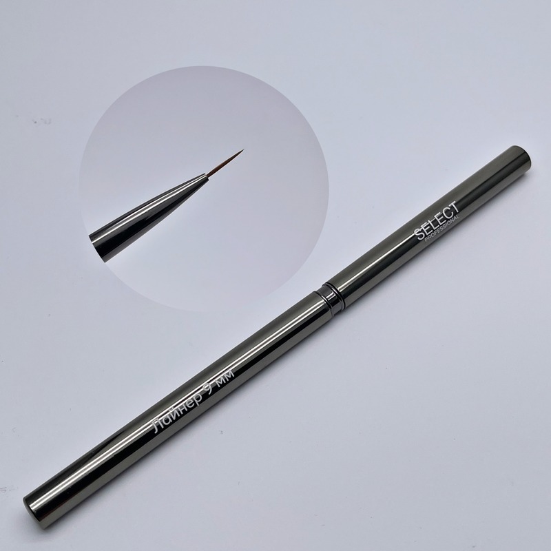 Кисть Select, Лайнер 9 мм, синтетика