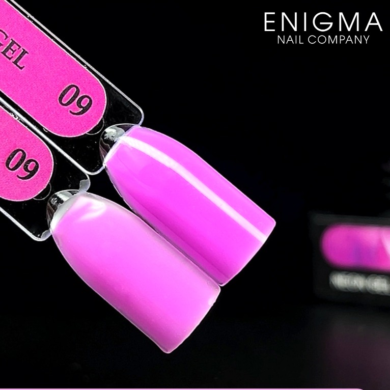 Гель для наращивания Enigmanic Neon 09, 15 мл