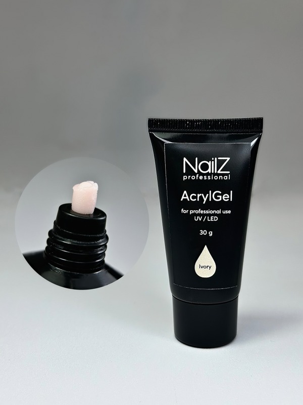 Акригель NailZ Ivory, 30 мл