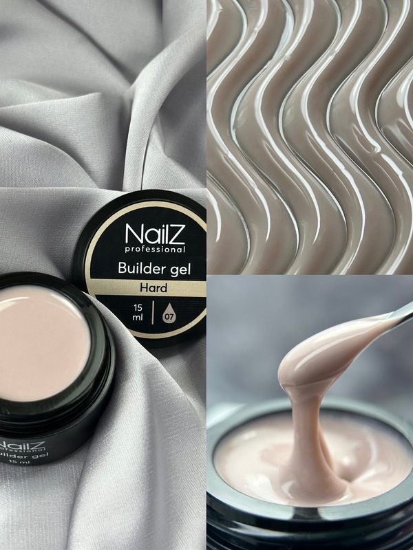 Гель для наращивания NailZ Hard 07, 15 мл