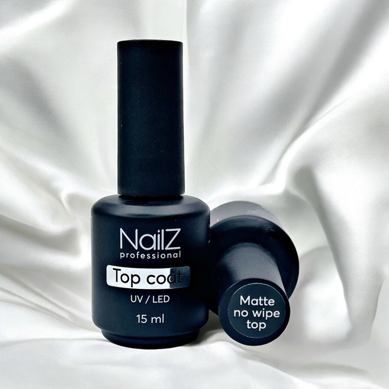 Топ NailZ Matte no wipe, 15 мл