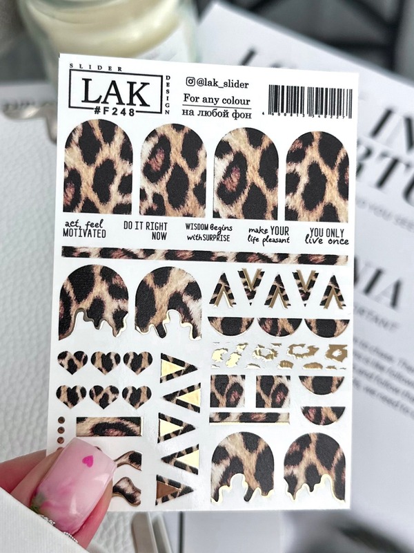 Слайдер-дизайн LAK NAILS #F248