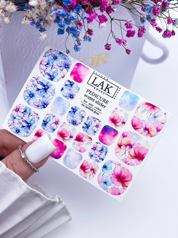 Слайдер-дизайн для педикюра #P001