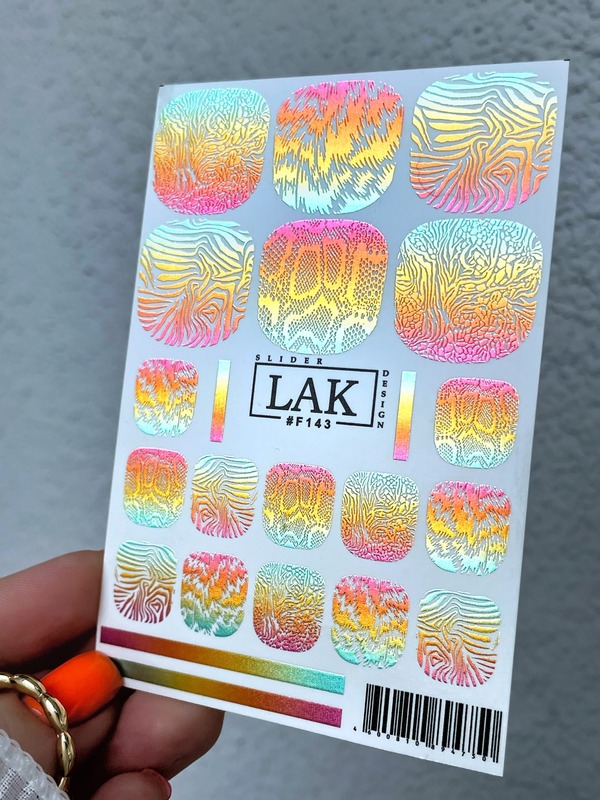 Слайдер-дизайн LAK NAILS #F143