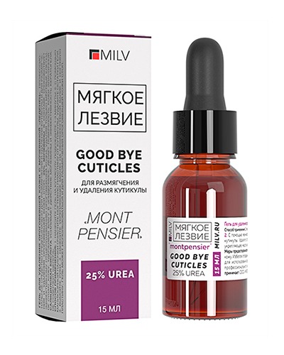 Milv Средство для удаления кутикулы"GOOD BYE CUTICLES" ЛЕДЕНЕЦ 15 мл