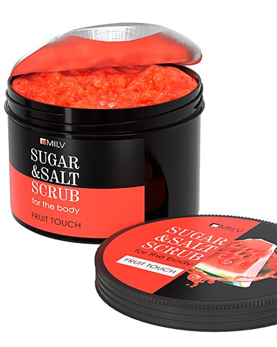 Milv Скраб Сахарно-солевой для тела «Арбуз» 600 г