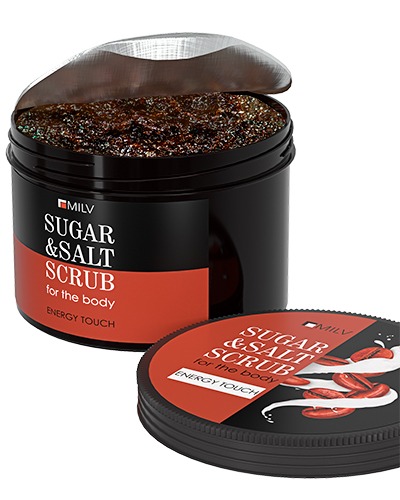 Milv Скраб Сахарно-солевой для тела «Кофе» 600 г