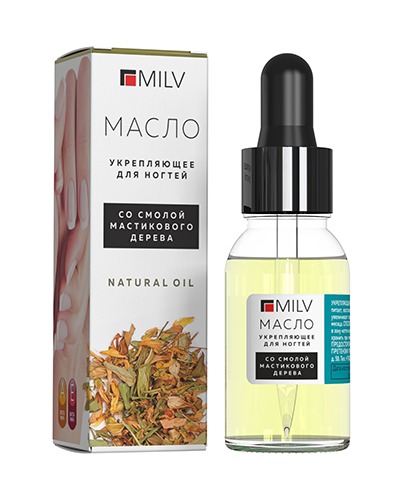 Масло для кутикулы Milv  Укрепляющее "Natural Oil" 15 мл