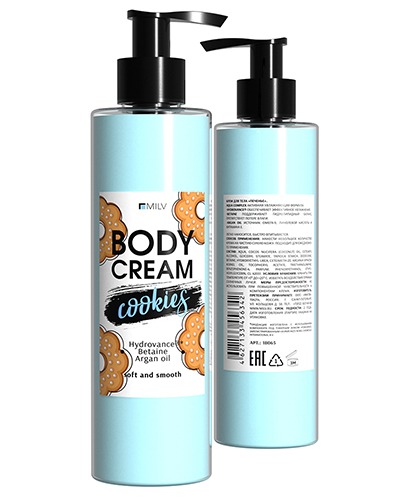 Крем Milv для тела "Печенье" 250 мл