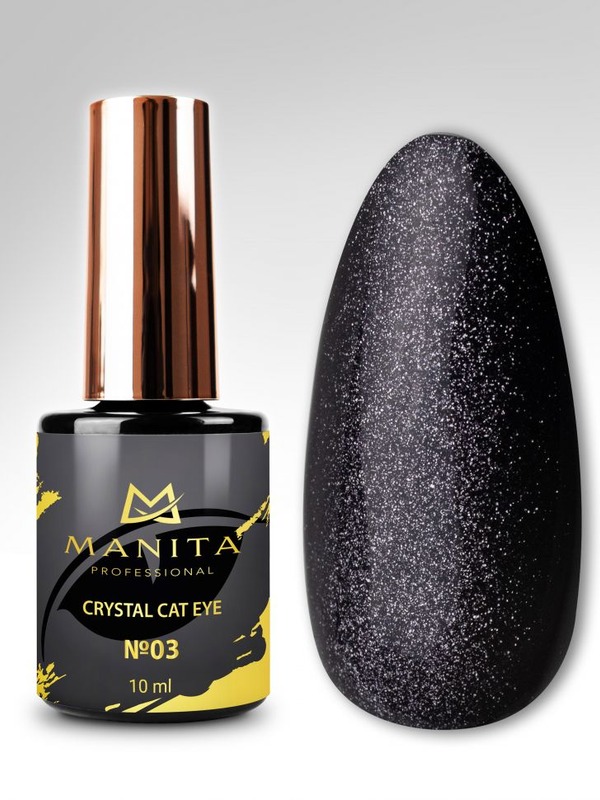 MANITA PROFESSIONAL Гель лак "CRYSTAL CAT EYE" №03