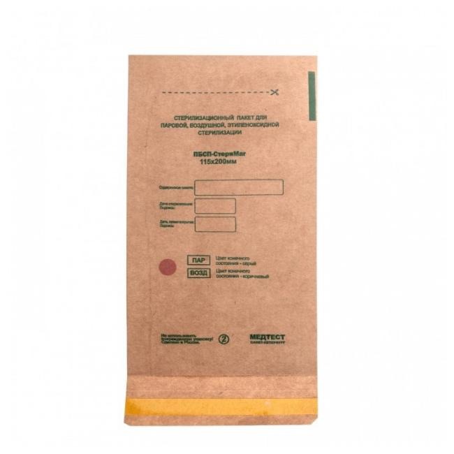 "Медтест" крафт пакет 115*200 100шт