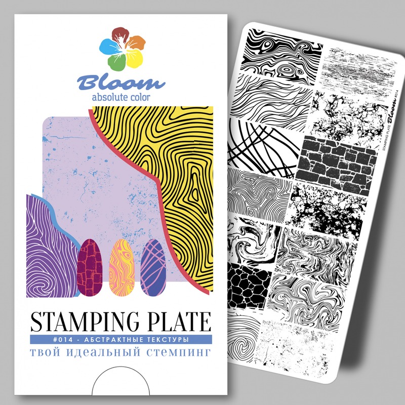 Bloom пластина для стемпинга №014