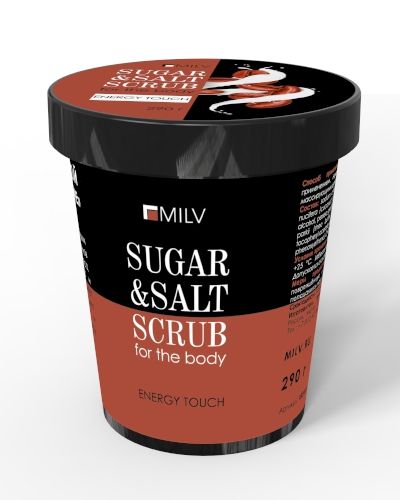 Скраб Milv Сахарно-солевой для тела «Кофе» 290 г